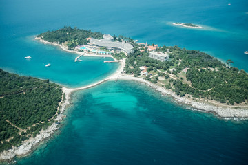 Aerial view. Istria in Croatia.