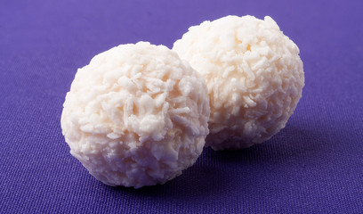 White coconut candy