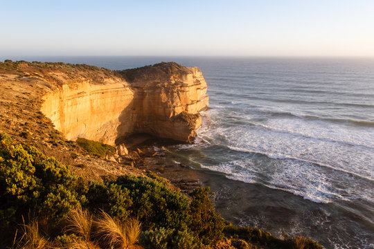 Cliffs on the Great Ocean Road, Victoria, Australia