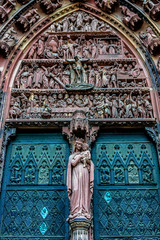 Cathedral of Our Lady of Strasbourg (1439). Alsace, France.
