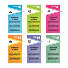 Infographic business concept - colored vertical vector banners. Infographic template. Design elements.