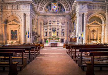 San Biagio church in Montepulciano, Italy