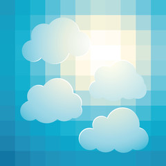 Obraz premium cloudy bright sky