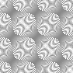 Vector seamless texture. Modern abstract background. Wavy lines arranged diagonally.