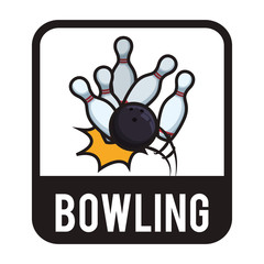 Bowling icons design 