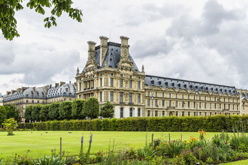 Louvre Museum - one of world's largest museums. Paris, France.