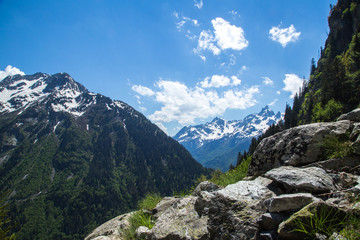 Fototapeta premium Col des sept laux grand angle