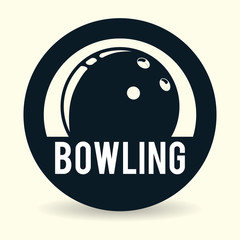 Bowling icons design 