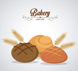 Bakery icons design 