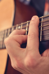 Man Playing Guitar