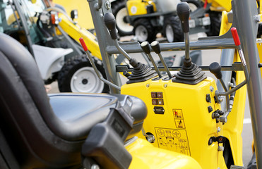 Working place for the driver of the forklift truck