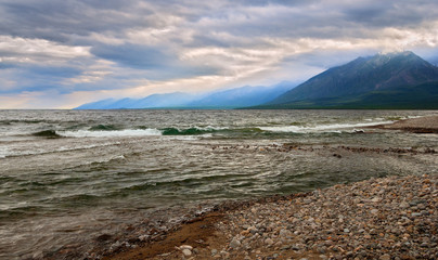 In the north of Lake Baikal