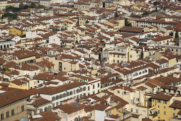 Fototapeta na wymiar Rooftops of Florence