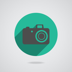 Element for web design. photo camera.