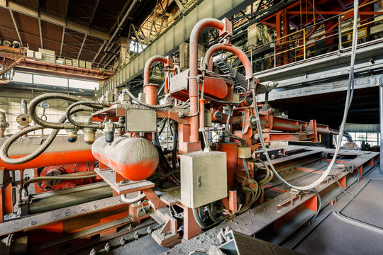 Industrial Pressure driven equipment scene in steel mill