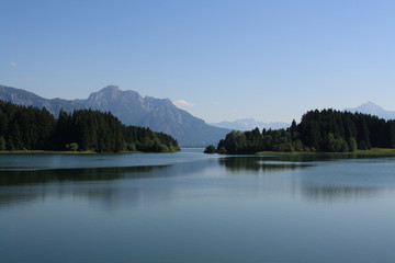 Fototapeta premium Alp Lakes in Germany, year 2009