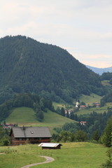 Fototapeta na wymiar Alp views in Germany, 2009