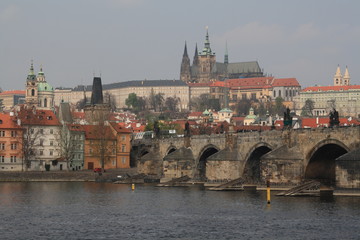 Fototapeta premium Widok Pragi, Czechy, 2010