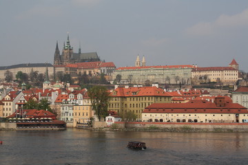 Obraz premium The view of Prague, Czech Republic, 2010