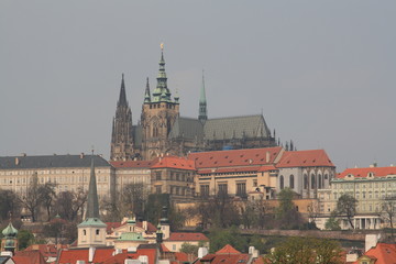 Naklejka na ściany i meble The view of Prague, Czech Republic, 2010