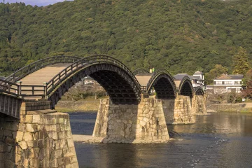 Photo sur Plexiglas Le pont Kintai 岩国の錦帯橋