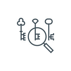 Key word search icon