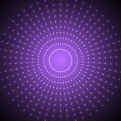 Abstract violet background - neon illustration