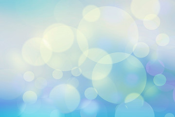 Bright colorful sun and sea bokeh background