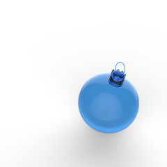 Empty 3d Christmas ornament