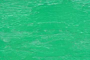 Background picture made of old green wood texture, green wood boards