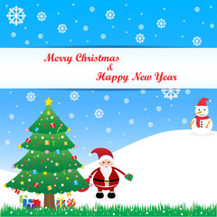 merry christmas and the happy new year