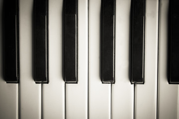 Naklejka premium Piano keys