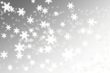 Abstract christmas background with snowflakes