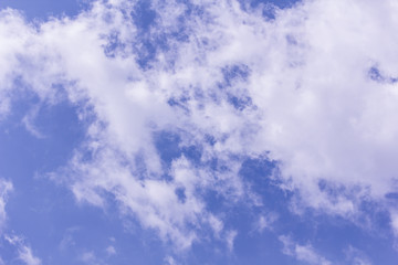 Beauty Clouds with blue sky background and texture