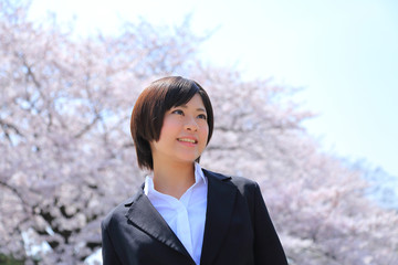 大学に合格した女の子