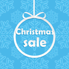 Christmas sale tag