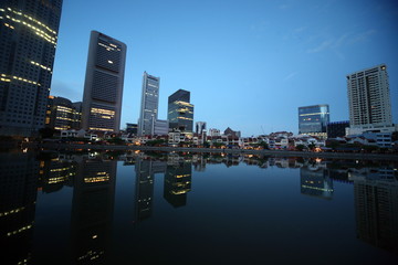 ASIA SINGAPORE CITY DOWN TOWN