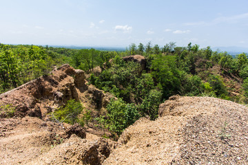 Fototapeta premium Doi Tok grand canyon in Mae Wang national park, Chiangmai Thaila