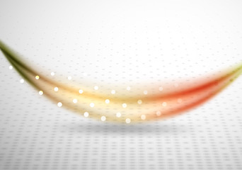 Colorful wave line, abstract background with light and shadow effects