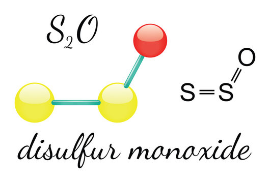 S2O disulfur monoxide molecule