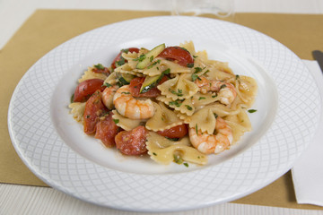 Italian pasta fish