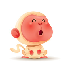 Chinese Zodiac - Monkey. Chinese New Year. 