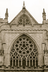 Exeter Cathedral - front facade