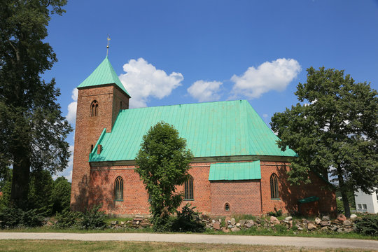 Ziegelsteinkirche im Baltikum