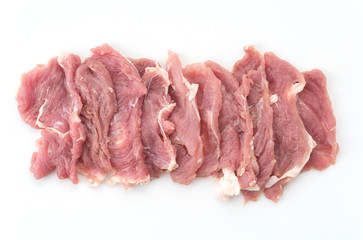 slice pork