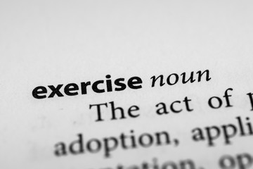Fototapeta premium Exercise