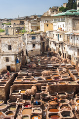 view of old medina in Fes