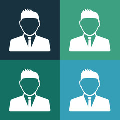Fototapeta premium Manager icon