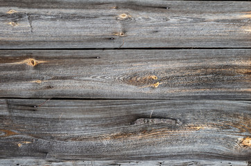 Fototapeta premium Weathered wooden planks on the village cottage