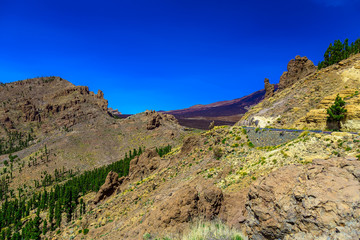 Mountains on Tenerife Island in Spain